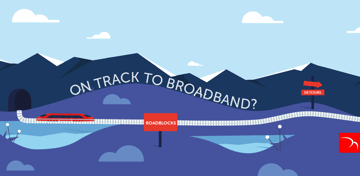 rural broadband infographics