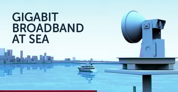 Gigabit broadband at sea