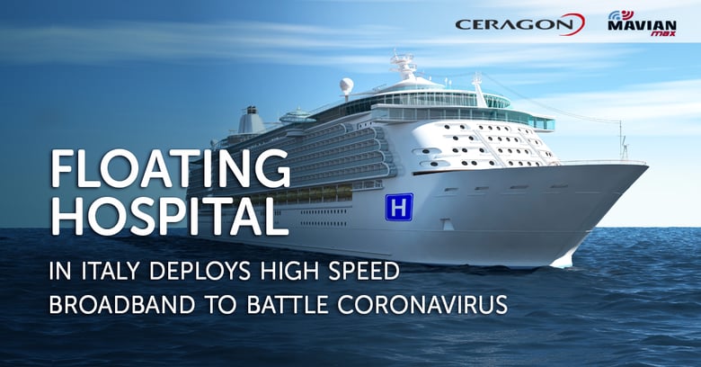 First “floating hospital” in Italy deploys high-speed broadband to battle coronavirus