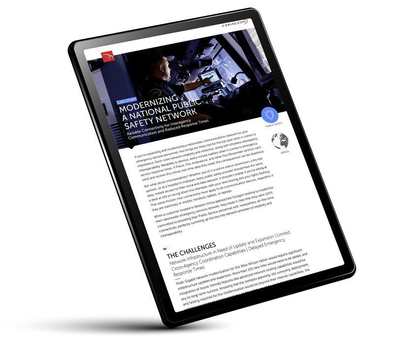 Modernizing A National Public Safety Network

